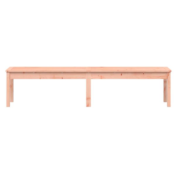 vidaXL divvietīgs dārza sols, 203,5x44x45 cm, Duglasa egles masīvkoks