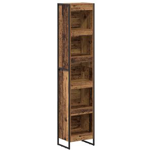 vidaXL Grāmatplaukts 40 x 30 x 189,5 cm Inženierijas koks Vecs koks