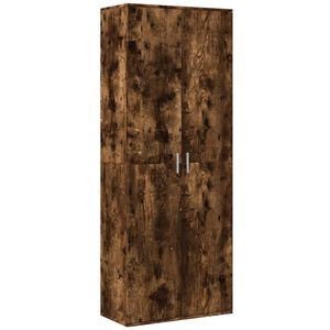 vidaXL augstais skapītis ozolkoka krāsa 70x35x180 cm inženierijas koks