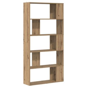 vidaXL Grāmatplaukts 80 x 24 x 159 cm Inženierijas koks Artisānā ozols