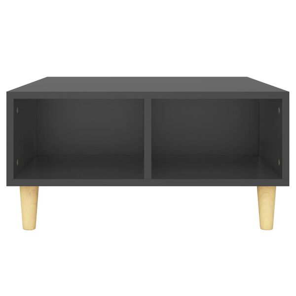 vidaXL kafijas galdiņ&scaron;, pelēks, 60x60x30 cm, inženierijas koks