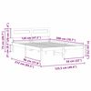 vidaXL Gultas rāmis Vaks brūns 120 x 200 cm Ciets priedes koks