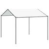 vidaXL Nojume 4 x 4 x 2,6 m Balts Tērauds un poliesters 180 gsm