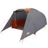 vidaXL ģimenes telts 6 personām, pelēka, oranža, ūdensnecaurlaidīga