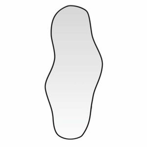 vidaXL sienas spogulis, melns, 70x30 cm