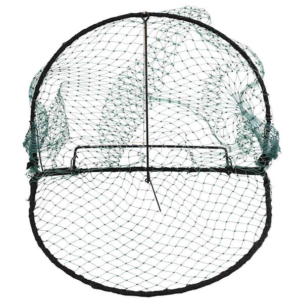 vidaXL putnu slazds, zaļ&scaron;, 40 cm, tērauds