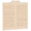 vidaXL veramas durvis, žalūziju dizains, 2 gab., 80x80 cm, priede