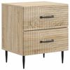 vidaXL Nakts skapītis Sonomas ozols 43 x 34,5 x 47,5 cm