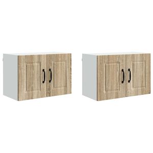 vidaXL Sienas skapis PORTO 2 pcs Sonoma ozols 60 x 31 x 40 cm
