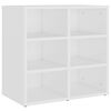 vidaXL apavu plaukts, balts, 52,5x30x50 cm