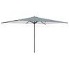 vidaXL Dārza parasols 200 x 300 cm Poliesters Taisnstūra Zila un balta
