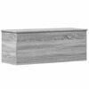 vidaXL uzglabā&scaron;anas kaste, 90x35x35 cm, inženierijas koks, pelēka