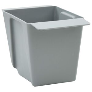 vidaXL Ziedu kastes Eiro paletēm 12 gab. Gai&scaron;i pelēka 14 x 9 x 9,5 cm