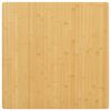 vidaXL galda virsma, 80x80x2,5 cm, bambuss