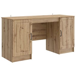 vidaXL Galds Artisan Ozols 142,5 x 50 x 75 cm Inženierijas koks