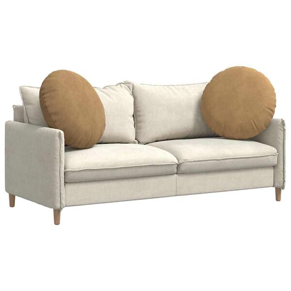 vidaXL Sēdvietas spilventiņi 2 pcs Brūna &Oslash; 40 x 13 cm Samts