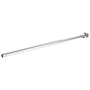 vidaXL balsta stienis du&scaron;ai, nerūsējo&scaron;s tērauds, 70-120 cm