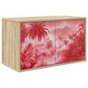 vidaXL Sienā montējams TV skapis AACHEN 69 x 33 x 40 cm Sonomas ozols