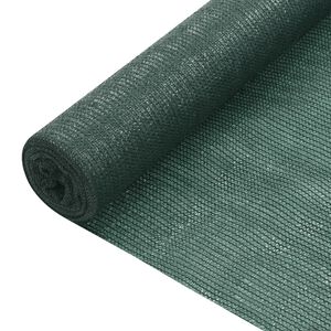 vidaXL norobežojo&scaron;ais tīkls, zaļ&scaron;, 1x50 m, HDPE, 75 g/m&sup2;