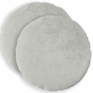 vidaXL Spilvenu pārvalks 2 gab. HEERLEN Gai&scaron;i pelēka Diam. 40 cm