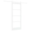 vidaXL Slīdo&scaron;ās durvis ORKDAL Balts 83 x 202 cm