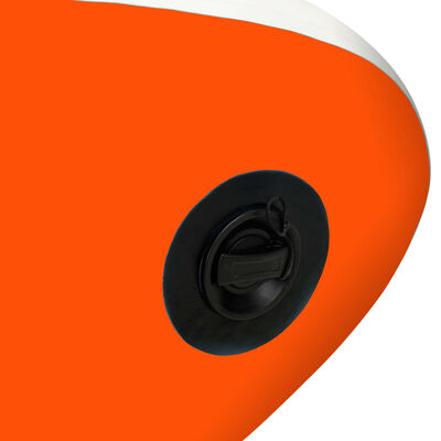vidaXL piepūšams SUP dēlis, 305x76x15 cm, oranžs