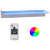 vidaXL ūdenskritums ar RGB LED gaismām, nerūsējo&scaron;s tērauds, 60 cm