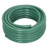 vidaXL dārza &scaron;ļūtene, zaļa, 0,5", 10 m, PVC