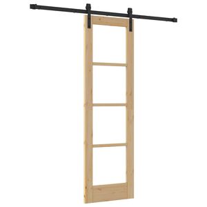 vidaXL Slīdo&scaron;ās durvis ORKDAL Dabiska 61 x 198,5 cm