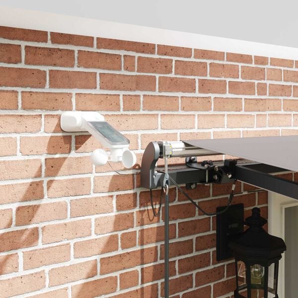 vidaXL Pārsega audums ar Gai&scaron;i pelēks 500 &times; 300 cm Poliesters