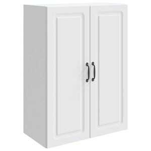 vidaXL Sienā piestiprināms skapis Balts 66 x 34,5 x 90 cm