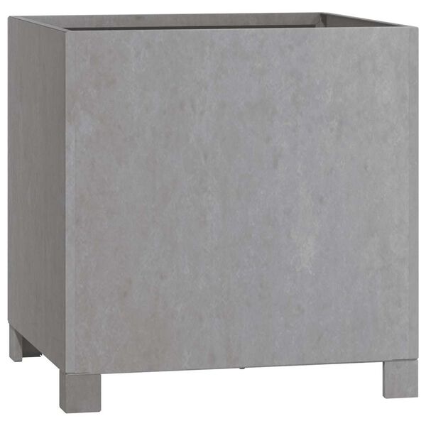 vidaXL puķu kastes ar kājām, 2 gb., rūsas, 40x40x40cm, kortena tērauds