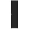 vidaXL augstais skapītis, melns, 45x42,5x185 cm, inženierijas koks