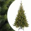 vidaXL Mākslīgā Saliekamā Ziemassvētku Egle 120 cm 150 LED Silti balts