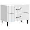 vidaXL Nakts skapītis Balts 62 x 34,5 x 47,5 cm Inženierijas koks