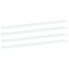 vidaXL plauktu dēļi, 4 gab., balti, 100x10x1,5 cm, skaidu plāksne