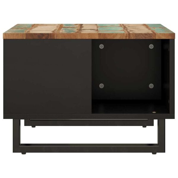 vidaXL kafijas galdiņ&scaron;, 60x50x35 cm, pārstrādāts masīvkoks