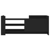 vidaXL TV skapītis, melns, 100x35x40 cm, inženierijas koks
