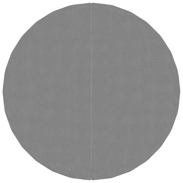 vidaXL baseina pamatnes aizsargs, gai&scaron;i pelēks, &Oslash;244 cm, ģeotekstils