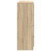 vidaXL Bufete Sonoma Ozols 100x35x99 cm Engineered Wood