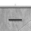 vidaXL Nakts skapītis Betona pelēka 38 x 38 x 66 cm Inženierijas koks