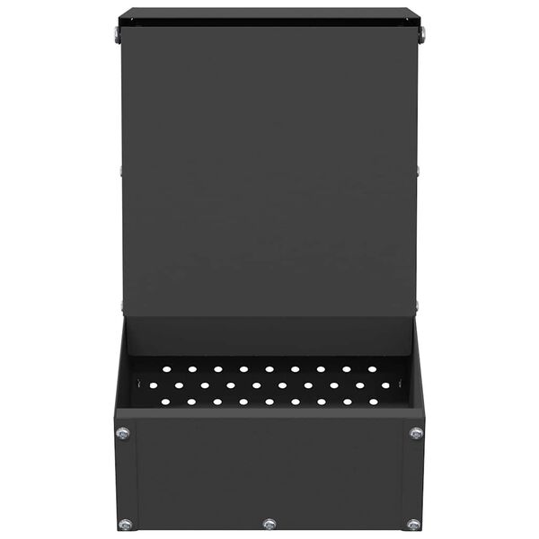 vidaXL Tru&scaron;u barotājs Melna 17,5 x 26 x 28,5 cm Auksti velmēts tērauds