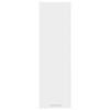 vidaXL Piekarams skapītis Balts 30 x 31 x 100 cm Inženierijas koks