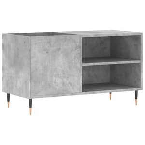 vidaXL ierakstu skapītis, 85x38x48 cm, inženierijas koks, pelēks