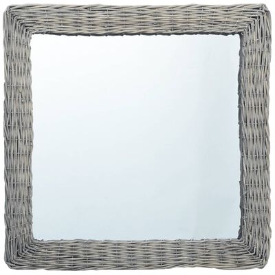 vidaXL spogulis, 50x50 cm, pīts