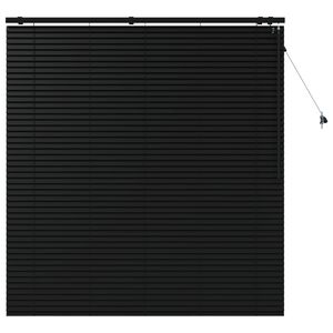 vidaXL Venēcijas žalūzija Melns 155 x 160 cm 35 mm