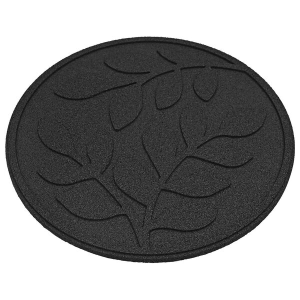 vidaXL Soļu Akmens 6 pcs Melns &Oslash; 44 x 2 cm Gumija