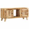 vidaXL TV skapis 105x46x32 cm Masīvkoksne Rupj&scaron; Mango