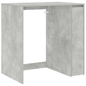 vidaXL Veļas ma&scaron;īnas skapis Betona pelēks 87 x 60 x 89 cm