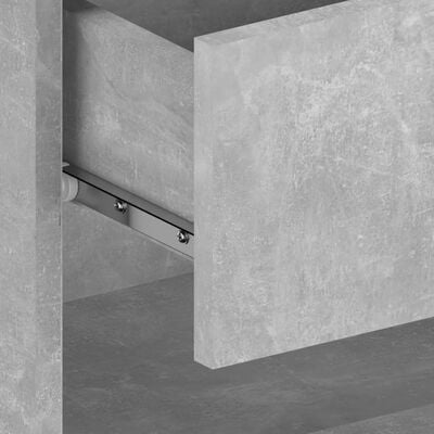 vidaXL sienas naktsskapīši, 2 gab., betona pelēki
